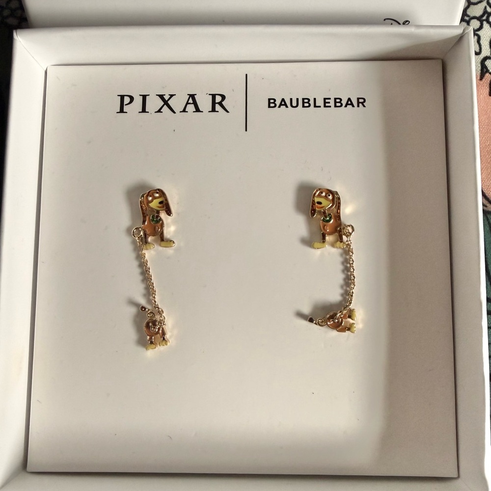 BaubleBar Pixar Slinky Dog Earrings